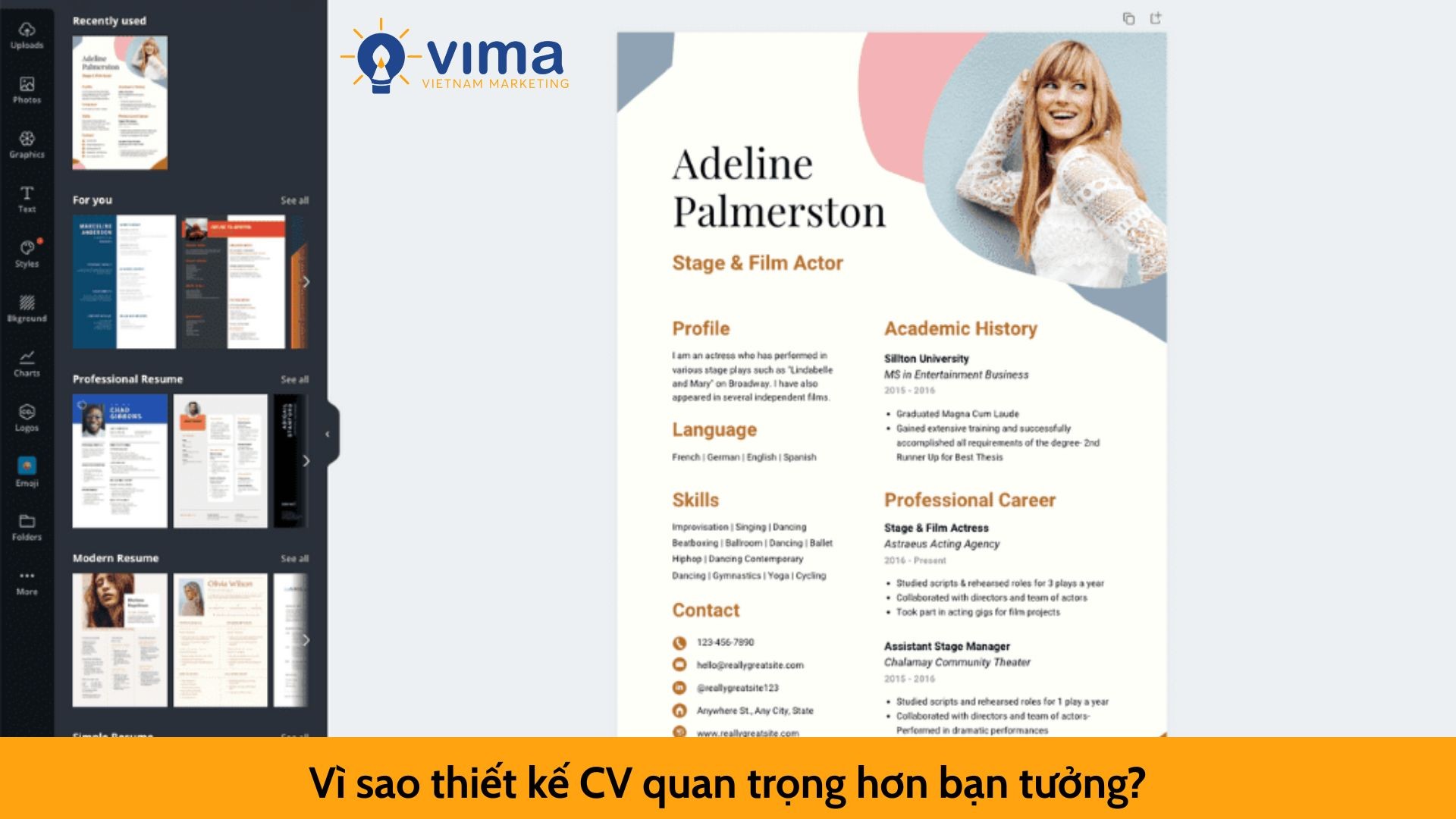 Vì sao thiết kế CV quan trọng hơn bạn tưởng?